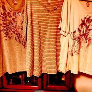 Women's Short Sleeve Tees - Set of 3